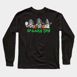 Spooky Time Gnomes Long Sleeve T-Shirt